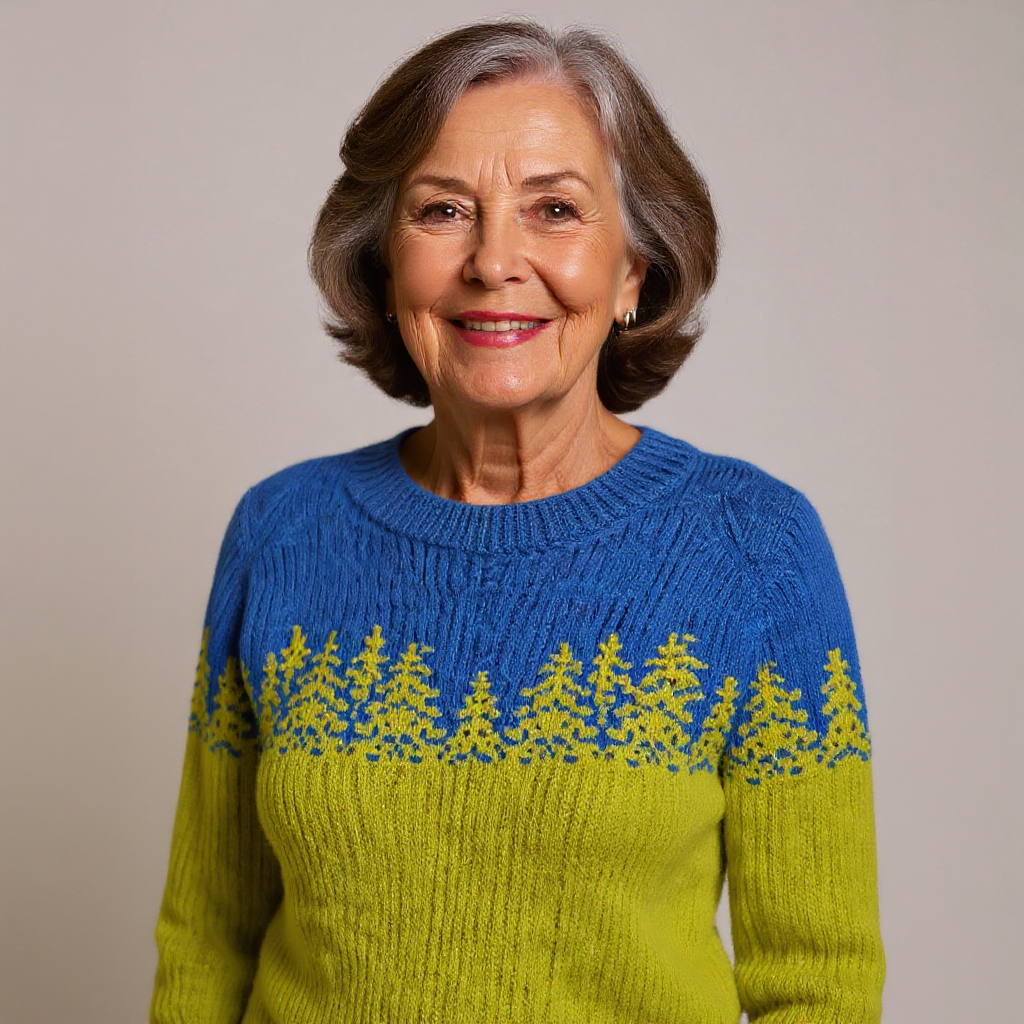 Charlotte | Vintage Islandzki Sweter Wełniany