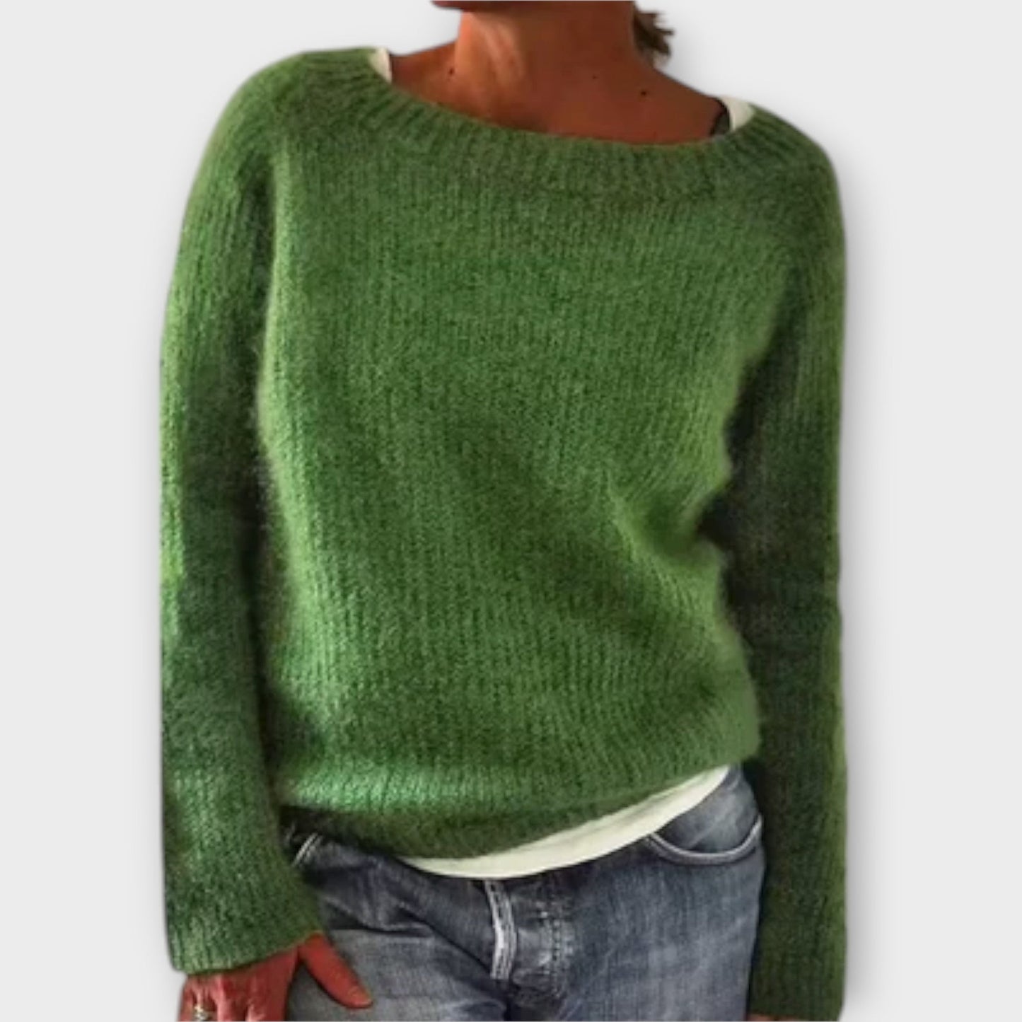 Reece | Vintage Islandzki Sweter Wełniany