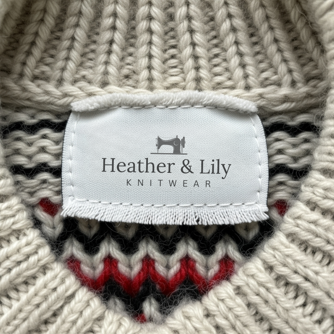 Ivy | Vintage Islandzki Sweter Wełniany