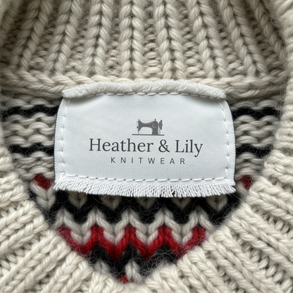 Ivy | Vintage Islandzki Sweter Wełniany