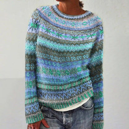 Audrey | Vintage Islandzki Sweter Wełniany
