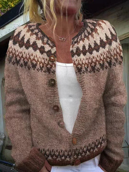 Ariana | Vintage Islandzki Sweter z Wełny