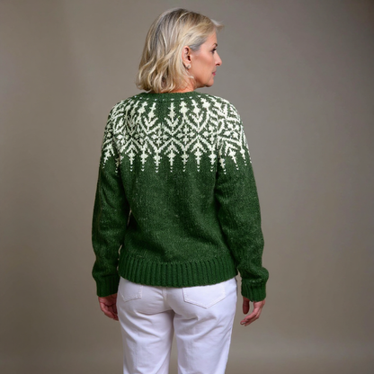 Brienne | Vintage Islandzki Sweter z Wełny
