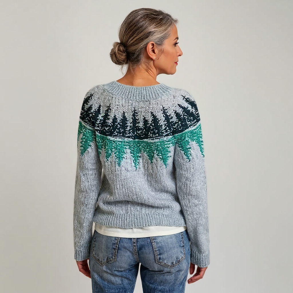 Hannah | Vintage Islandzki Sweter Wełniany
