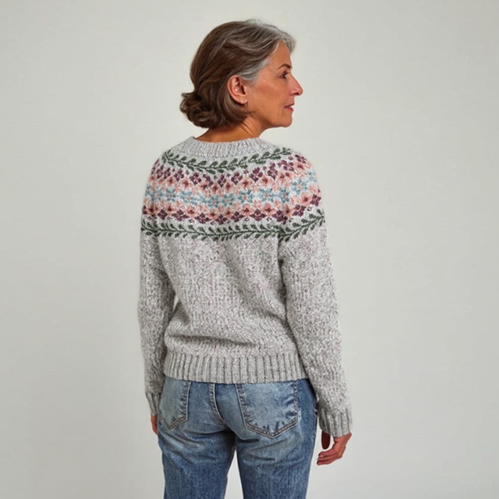 Bridget | Vintage Islandzki Sweter z Wełny
