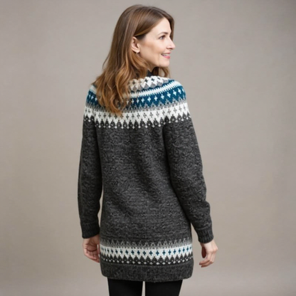 Althea | Vintage Islandzki Sweter Wełniany