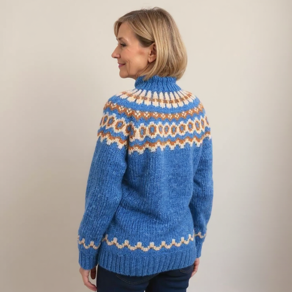 Amara | Vintage Islandzki Sweter Wełniany