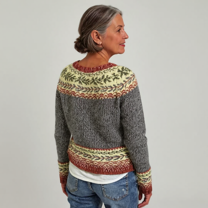 Emma | Vintage Islandzki Sweter Wełniany