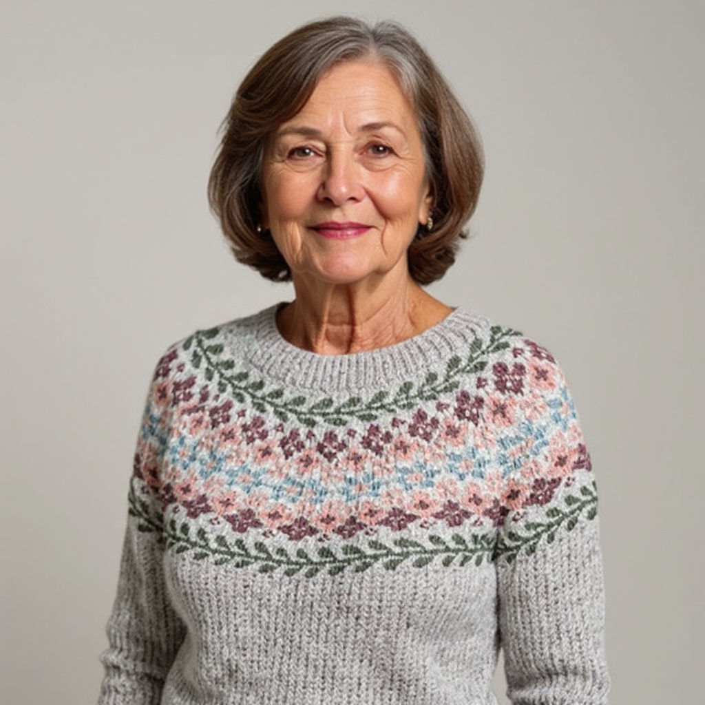 Bridget | Vintage Islandzki Sweter z Wełny