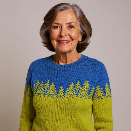 Charlotte | Vintage Islandzki Sweter Wełniany